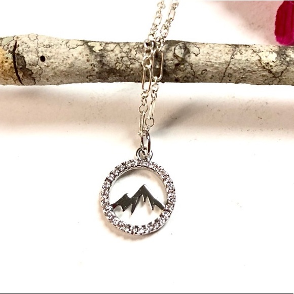 Mountain Necklace, Wanderlust ,Nature, Minimalist - Picture 3 of 7